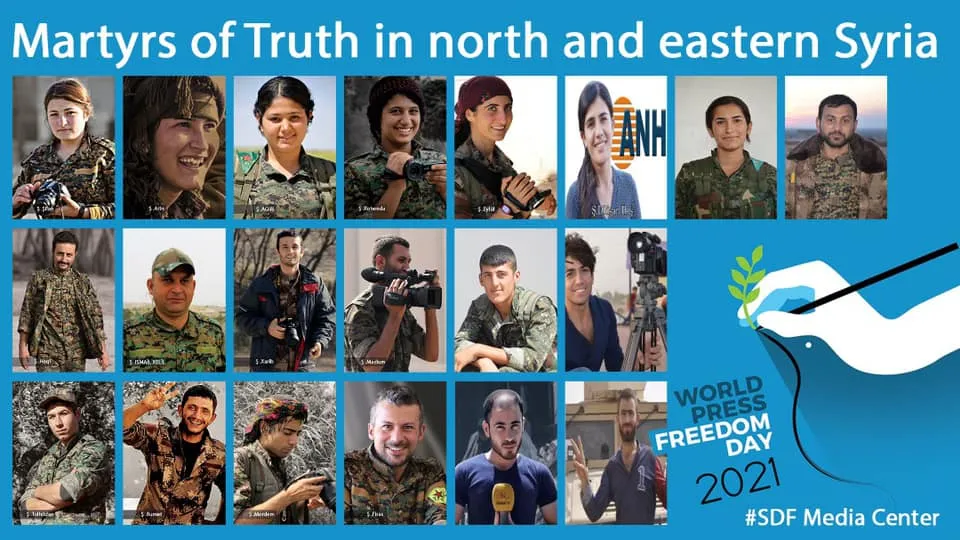 ​​​​​​​On World Press Freedom Day ... SDF commemorates media professionals' sacrifices in north-east Syria