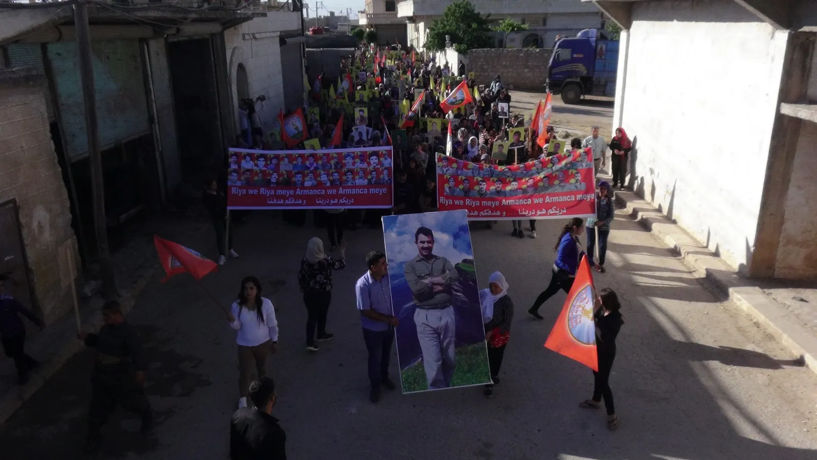 ​​​​​​​On Martyrs' Day ... Afrin martyrs' families march to commemorate them