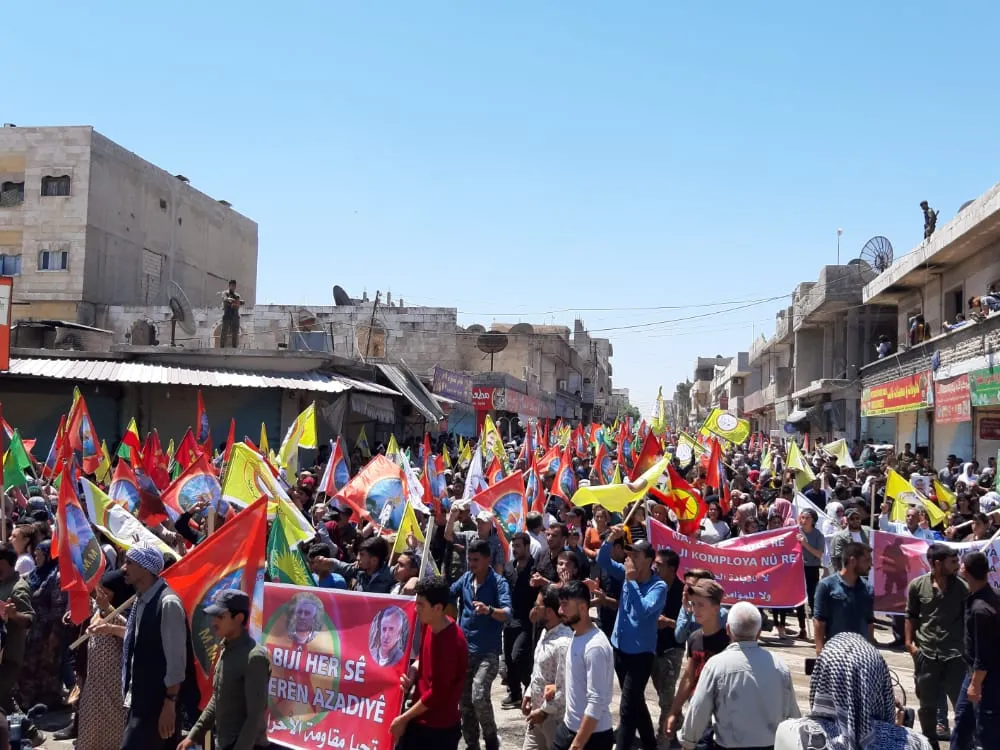 Kobane 'Dignity March against Occupation and Betrayal' sets off