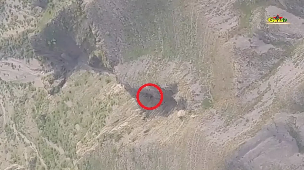 ​​​​​​​Gerîla TV posts scenes of two airstrikes against Turkish occupation on Tel Zindora