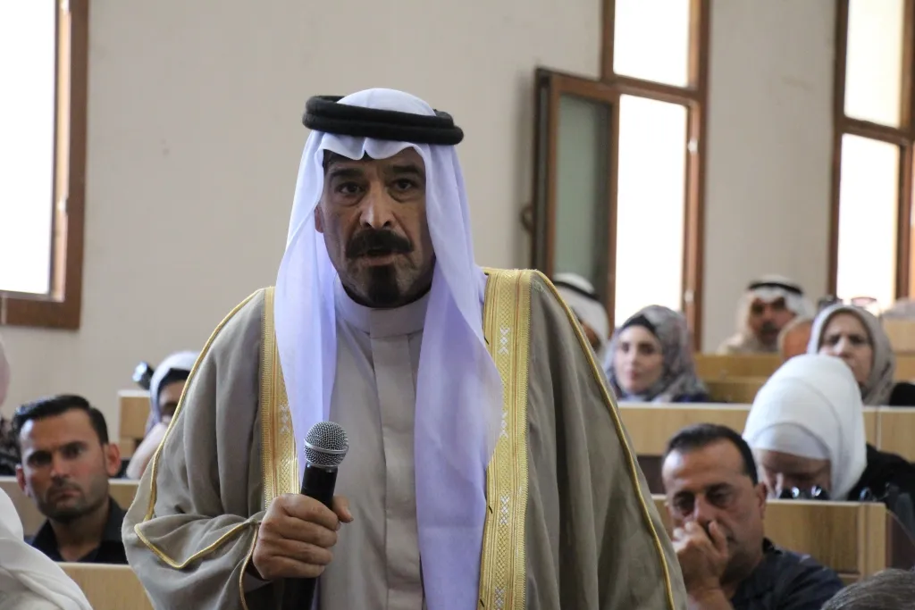 Mass meeting in Manbij to discuss recent events in the city