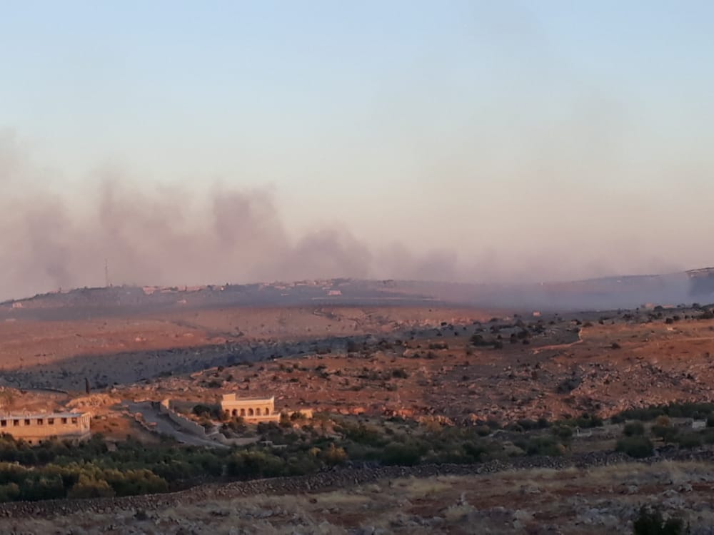 Turkish occupation shells besieged villages of Sherawa with missiles