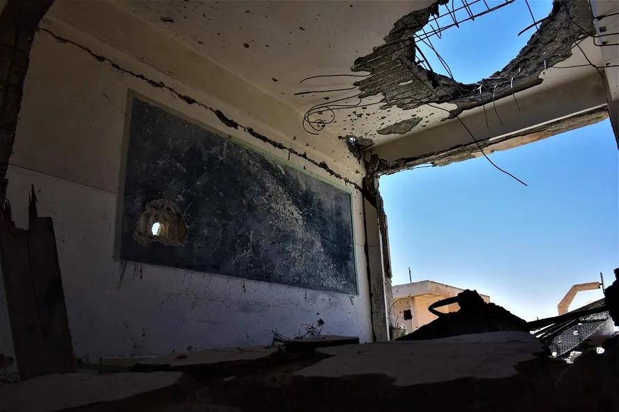 Destruction caused to Tal Tamr's Gozeliye monitored