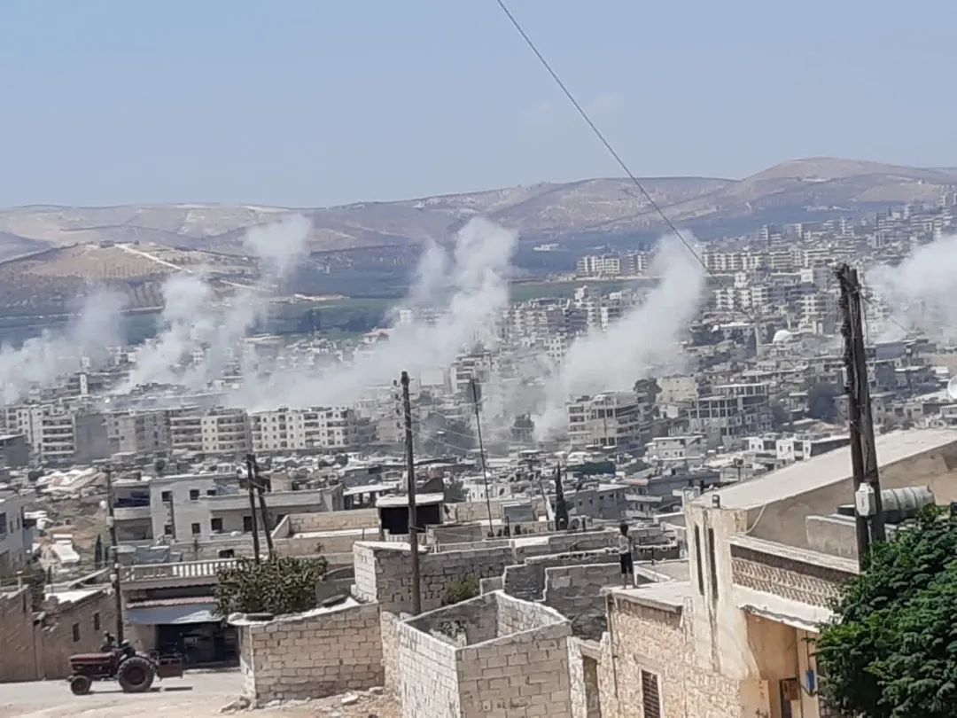 Reports of Syrian government shelling on Afrin city