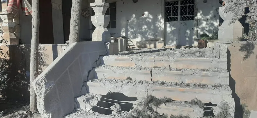 Turkish occupation, mercenaries bombard village of Al-Washiyah in Al-Shahba