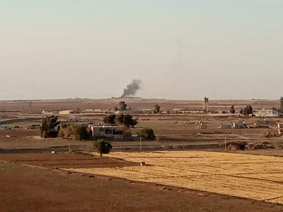 Turkish occupation shells Assyrian village of Tal Shanan