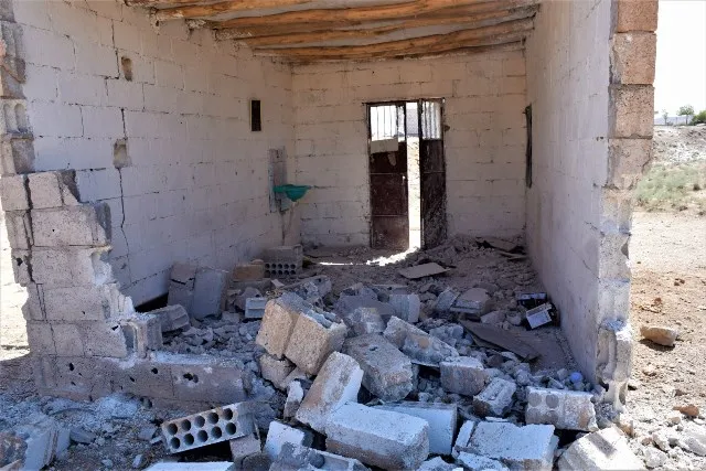ANHA monitors in Al-Dardara the extent of damage caused by Turkish occupation shelling