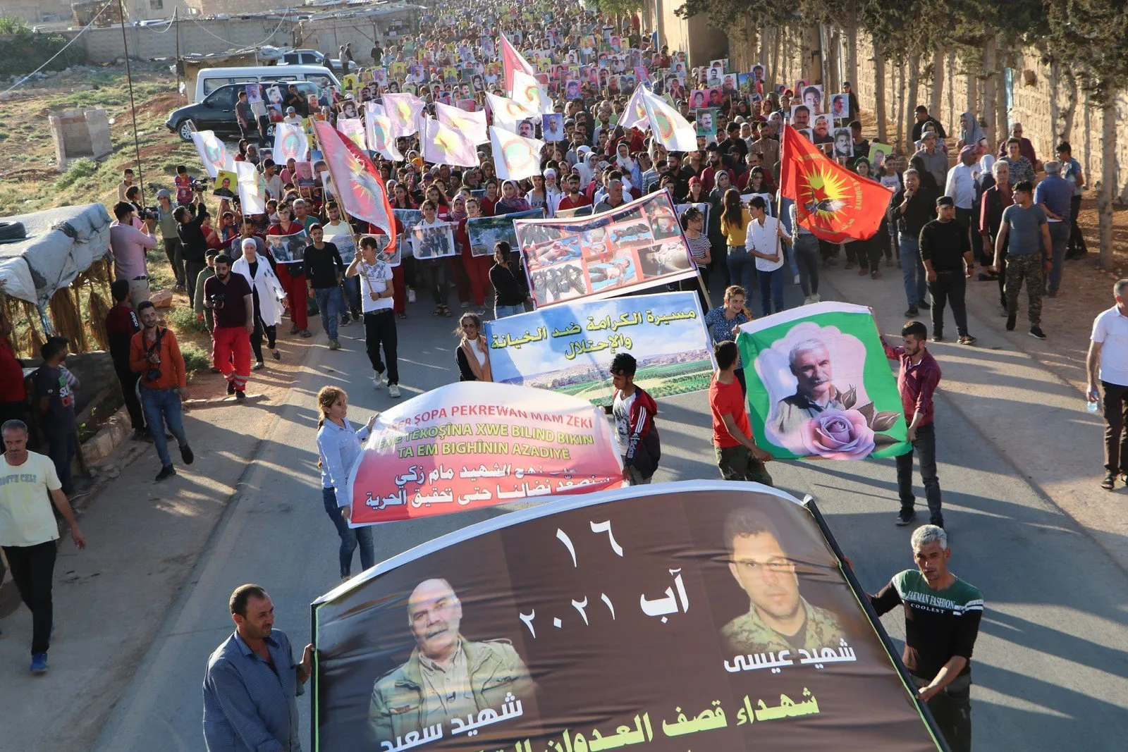  IDPs components of Afrin and al-Shahba denounce crimes Turkish occupation in Şengal