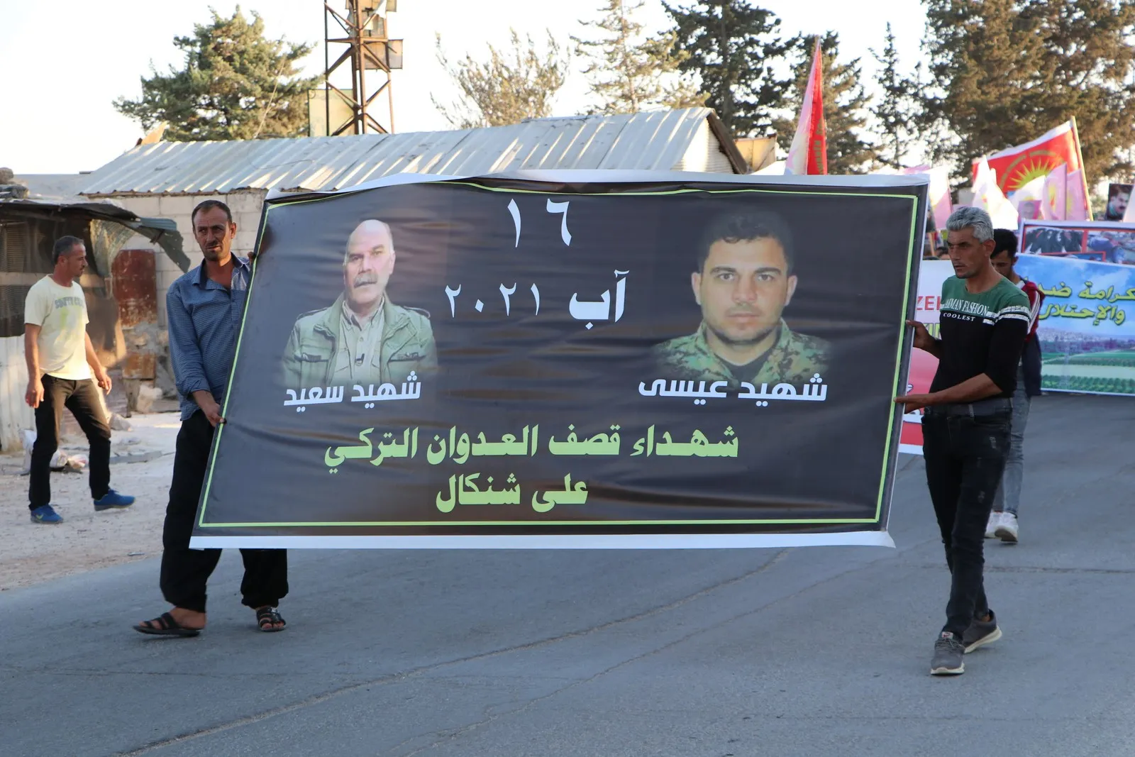  IDPs components of Afrin and al-Shahba denounce crimes Turkish occupation in Şengal