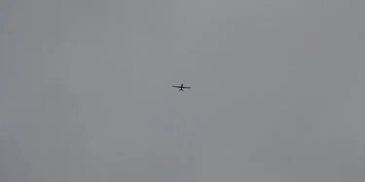 Turkish drones hover Makmour Camp