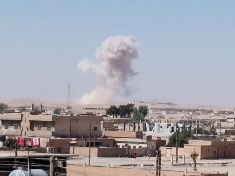 Explosion hits Hasaka's Shadadi