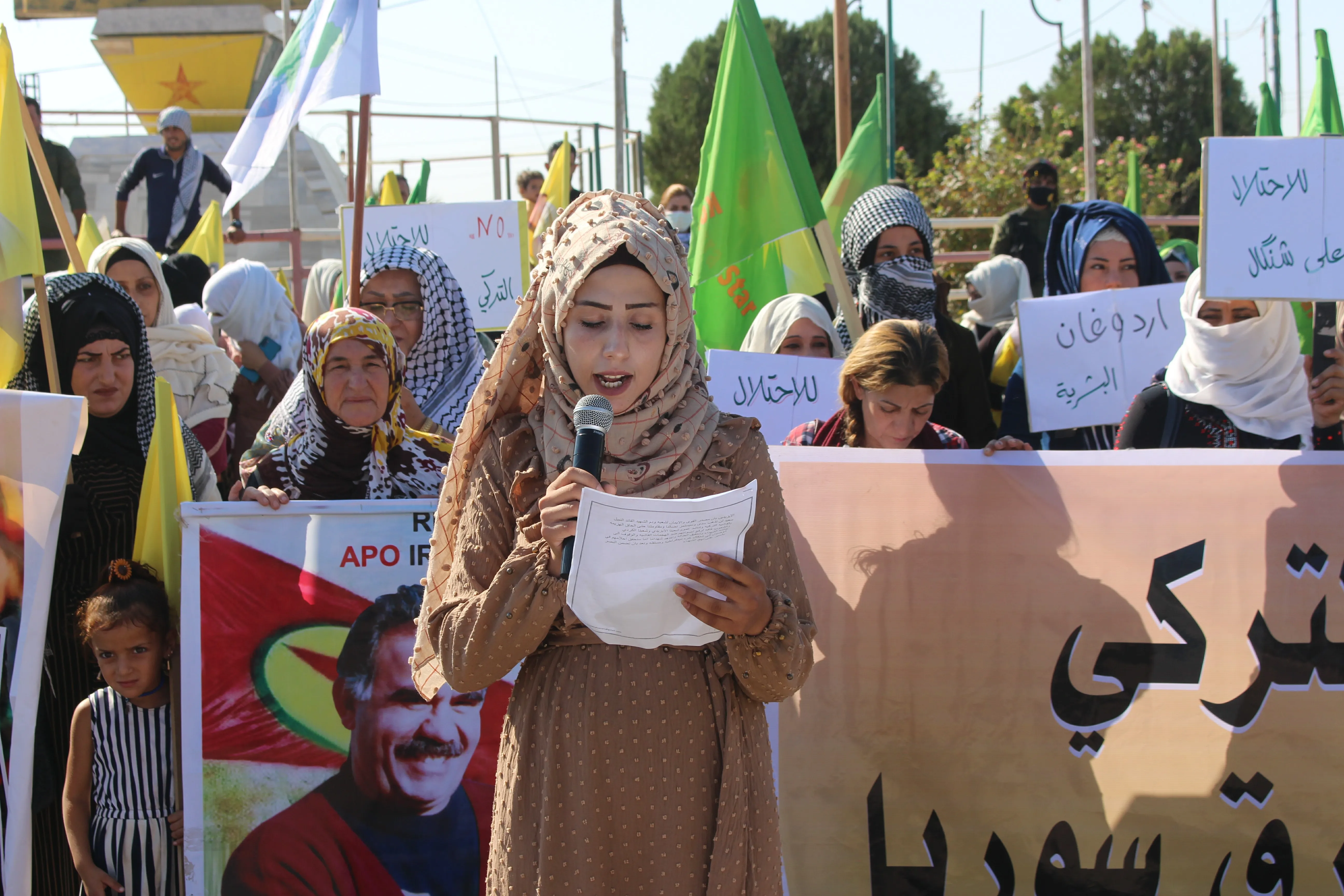 Qamishlo people condemn PDK and Turkish attacks on Guerrilla