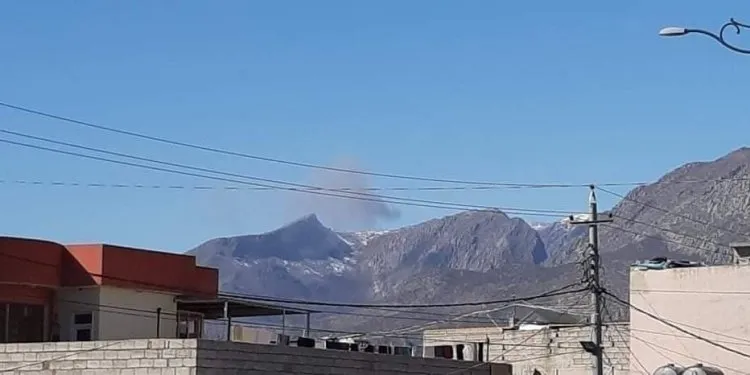 Mount Kurejehro Shelled by Turkish fighter jets