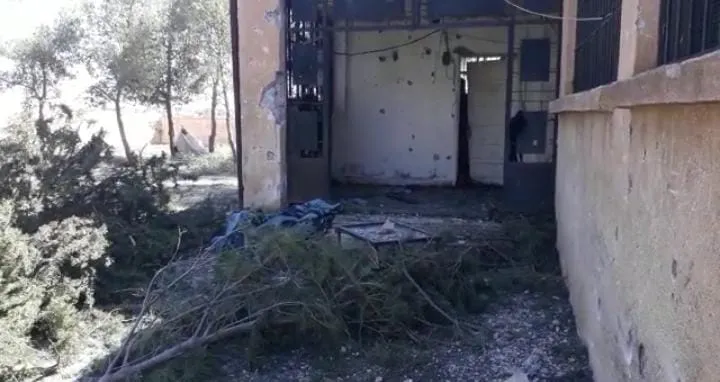 Videos and photos… show us massive destruction on Darada school