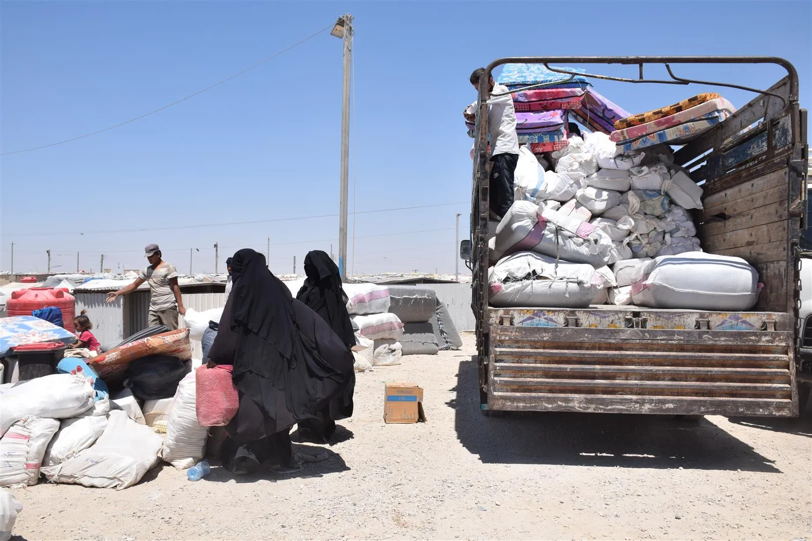 Batch 18 th leaves Hasaka's al-Hol Camp