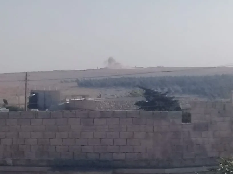 ​​​​​​​Occupation army shells Shirawa district countryside