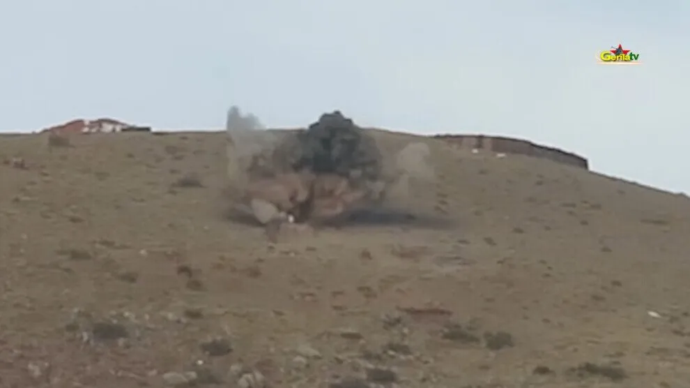 ​​​​​​​Gerîla TV footage video of operation against Turkish occupation in Metîna