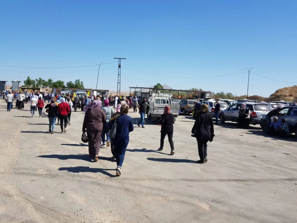 Sit –In Tent in Semalka demanding martyrs bodies be handed over 