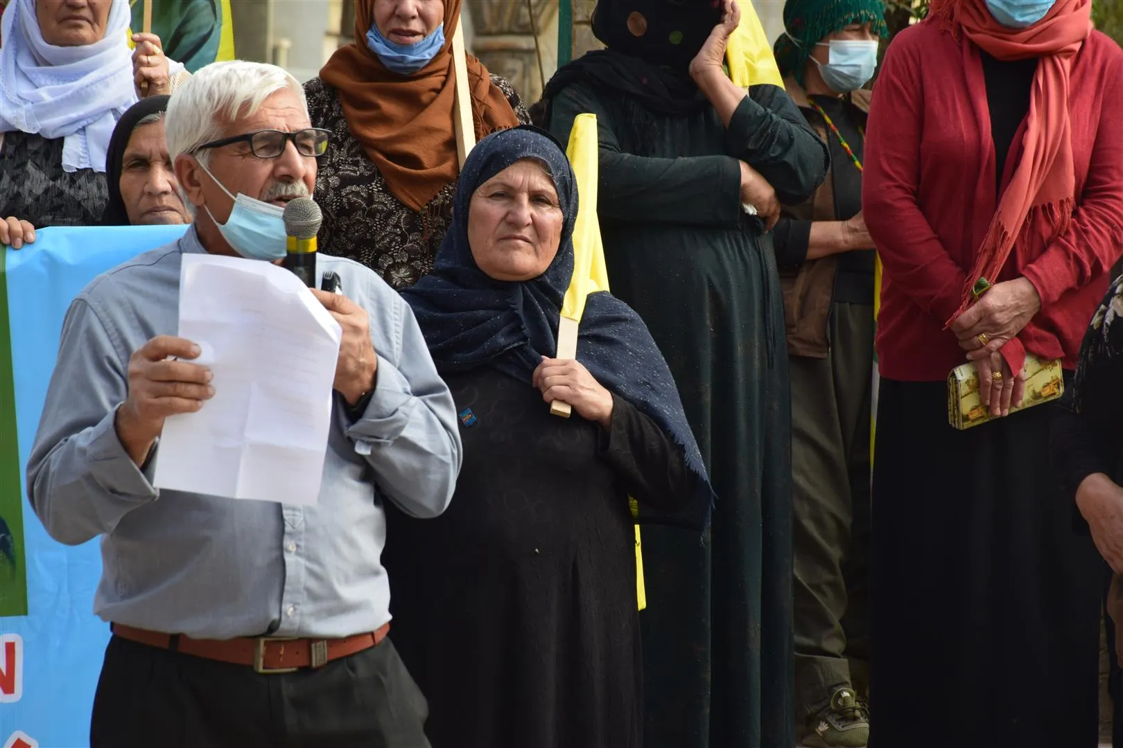 Mass protests held in the Jazira Region against Turkish threats