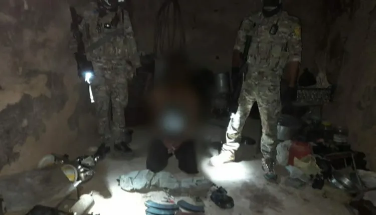 SDF captures an ISIS mercenary active in manufacturing IEDs