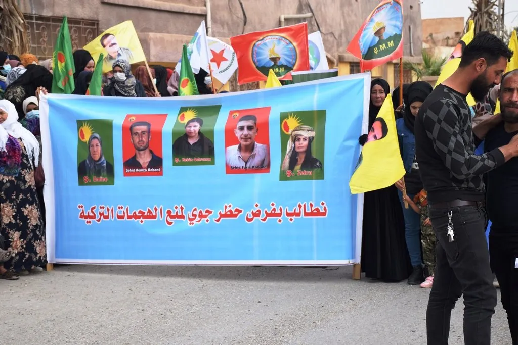 Hasaka people call for a no-fly zone