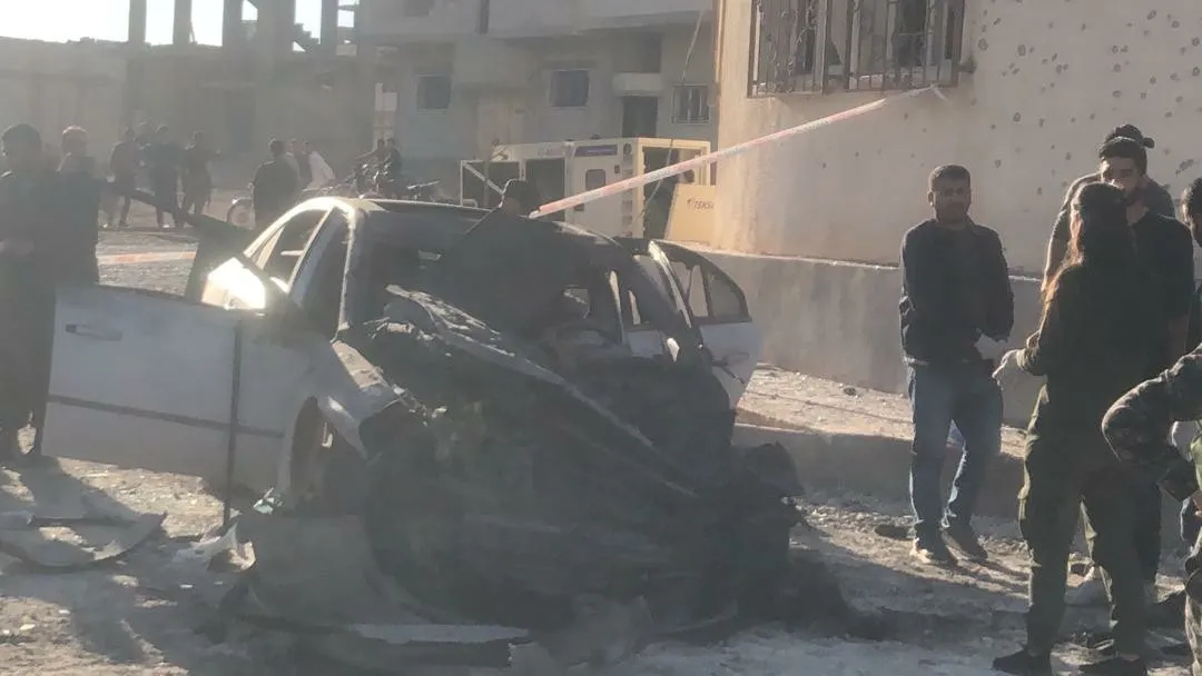 Turkish UAV shells Kobane city