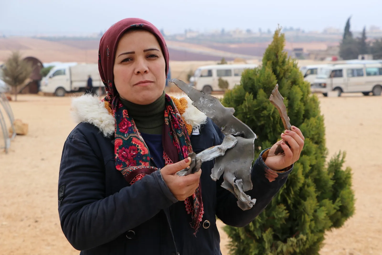 Turkish occupation shelling rips a number of tents in IDPs camps