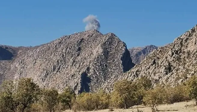 Turkish occupation shells Mount Gare in Southern Kurdistan