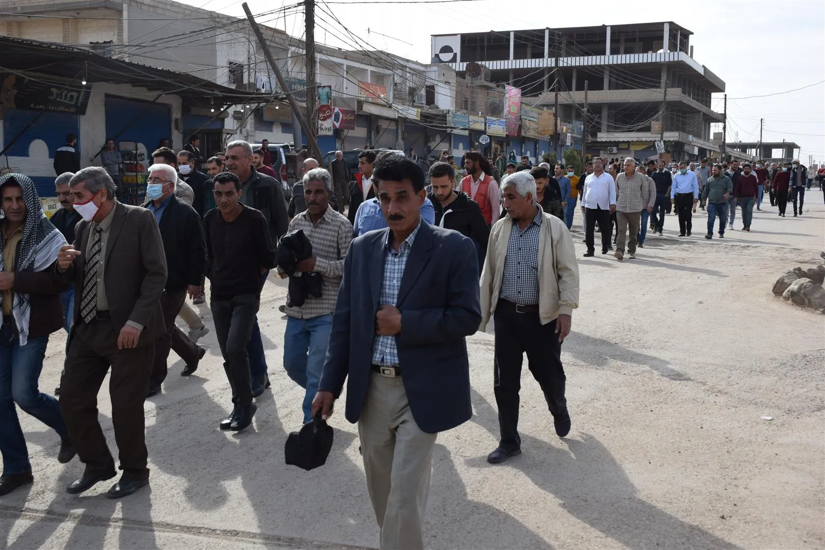 ​​​​​​​People of Girkê Legê and Tel Hamis districts condemn Qamishlo's Hilaliye massacre