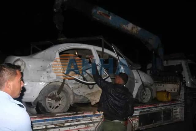 ​​​​​​​Civilian casualties in a car explosion in Manbij