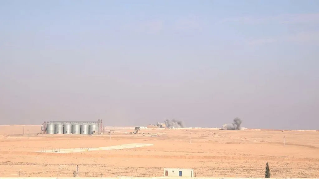 Turkish occupation and its affiliated mercenaries bombard village of Fatsa in Ain Issa's countryside