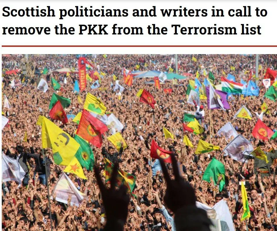 Scottish magazine: Scottish politicians and writers call PKK be delisted from terror list