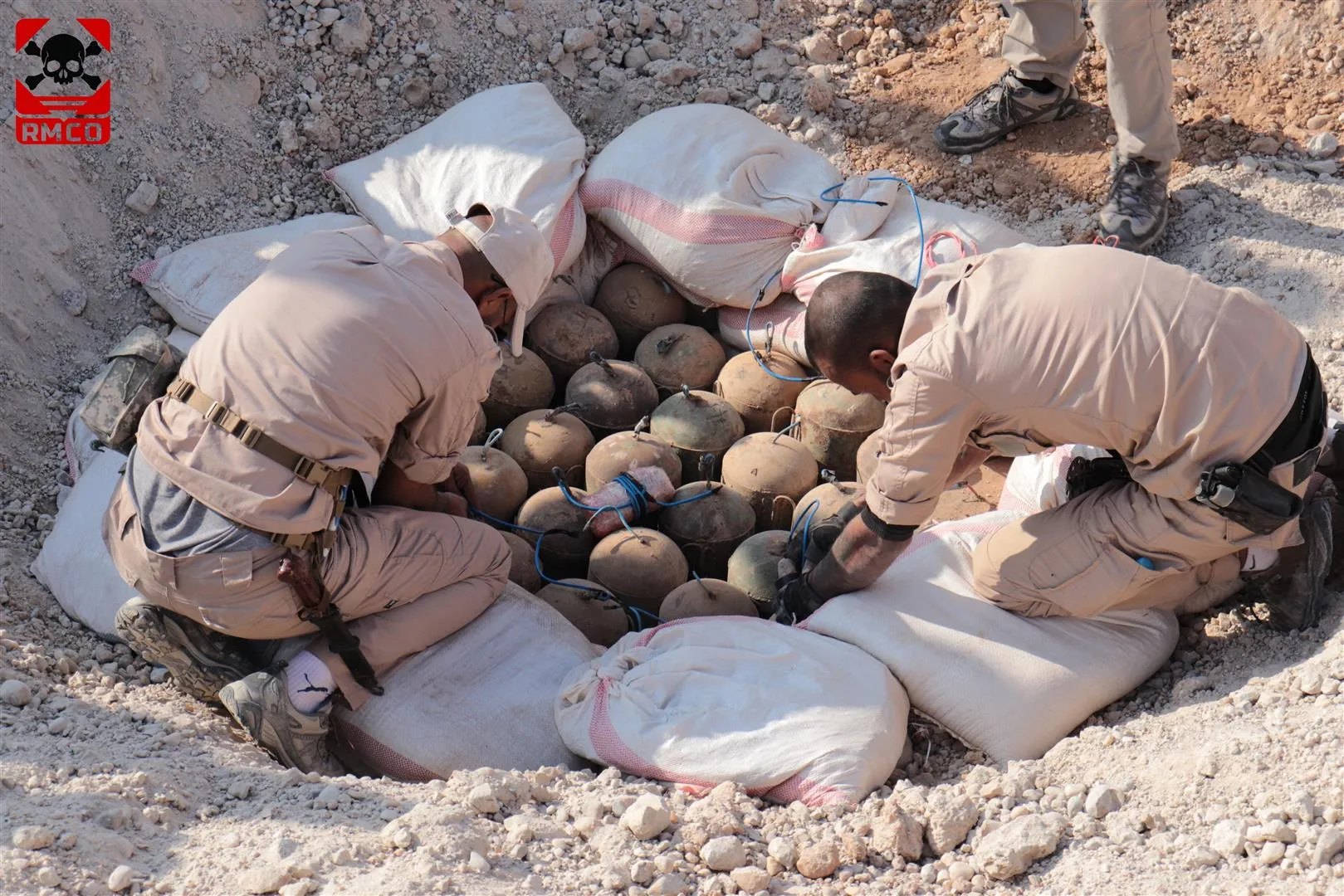 RMCO destroys a quantity of war remnants