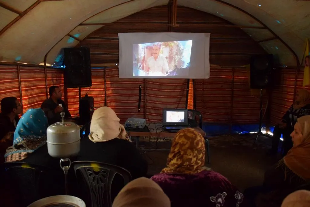 The conclusion of sit-in tent activities for leader Ocalan freedom