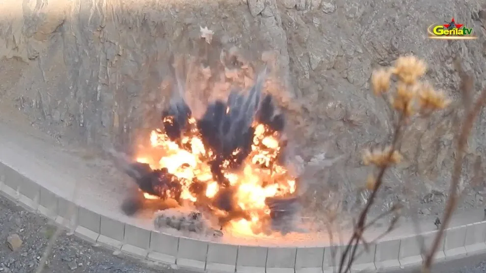 ​​​​​​​Guerrilla TV releases footage of a qualitative operation against Turkish occupation army in Gever