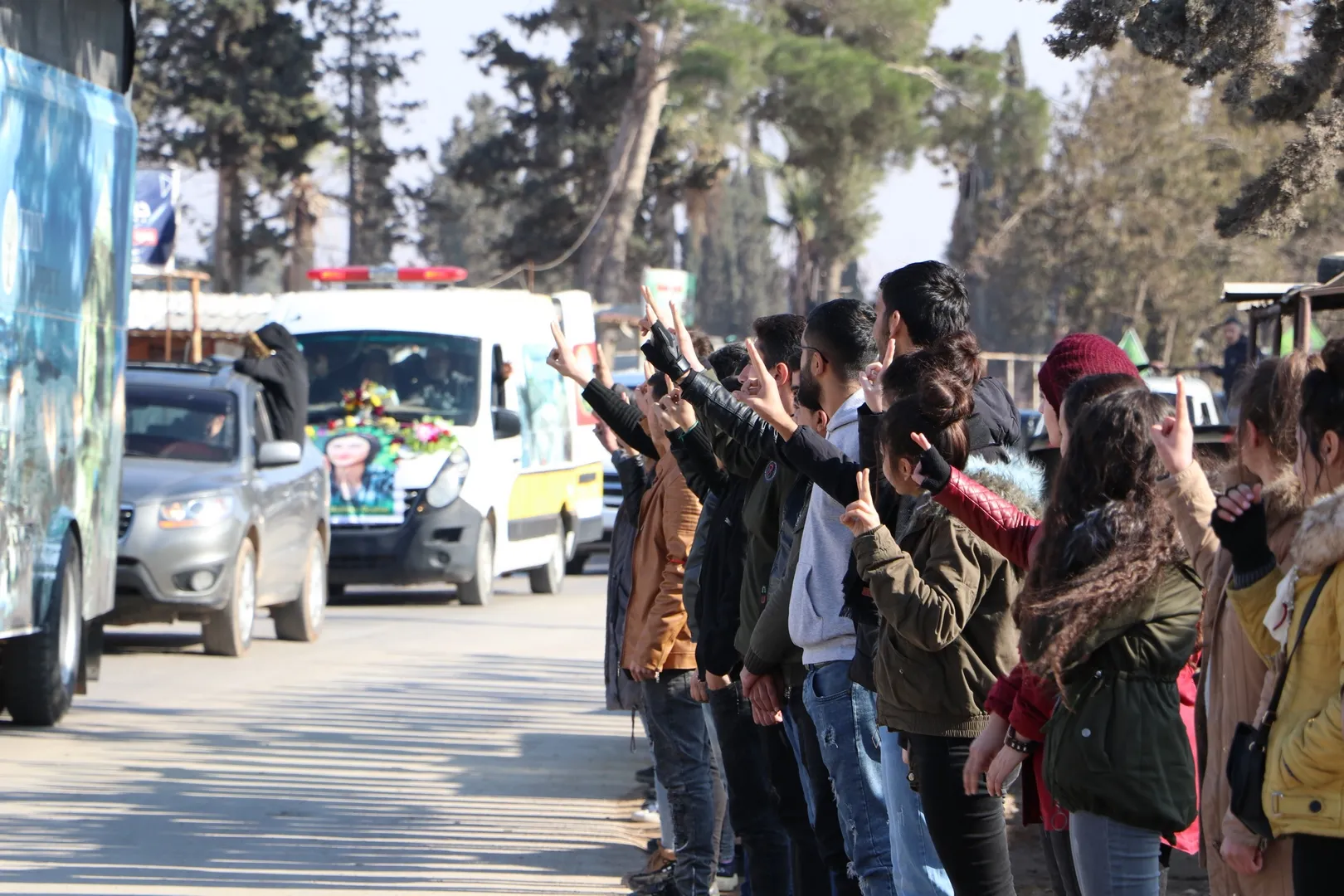 Mass Kurdo-Arab-Turkoman mourning held for Nujiyan Ocalan