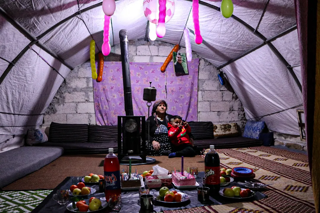 ​​​​​​​Afrin IDPs celebrate New Year's Day