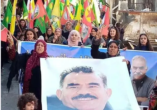 Demo in Damascus demand freedom for leader Ocalan