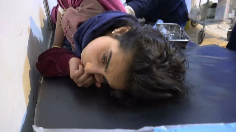 ​​​​​​​2 children and 2 women were injured in Turkish bombing on Ain Issa