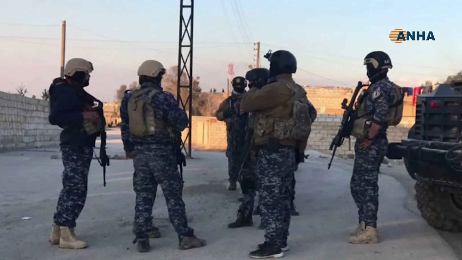 ​​​​​​​HAT carry out sweeps operations inside Al-Zhour neighborhood