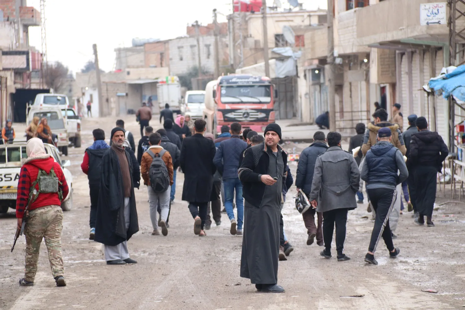 ​​​​​​​HPC participate in the search and sweep operations within the neighborhoods of Hasaka