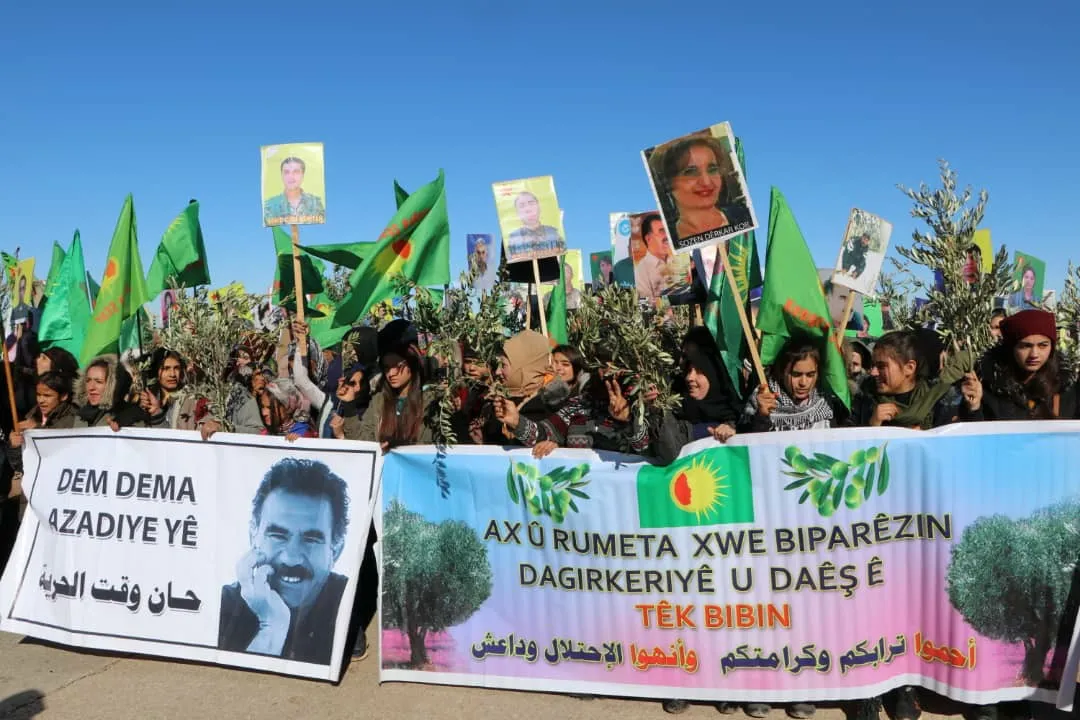 Tens of thousands demonstrated in Sherawa District