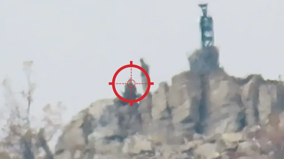 ​​​​​​​Footage of sniper operation against Turkish occupation in Heftanin