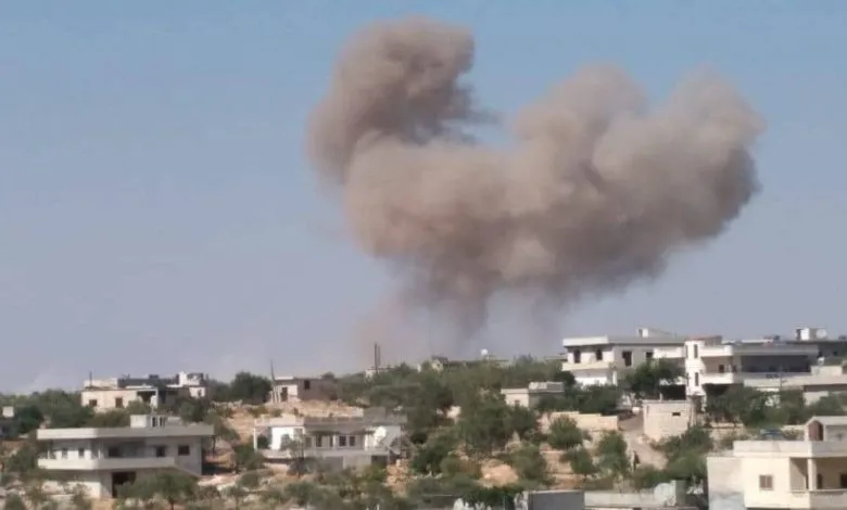Russian raids on Al-Bara town for 3 days in a row