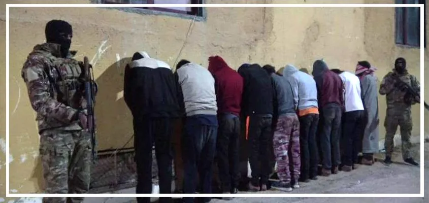 Hajeen Military Council arrests 9 ISIS mercenaries