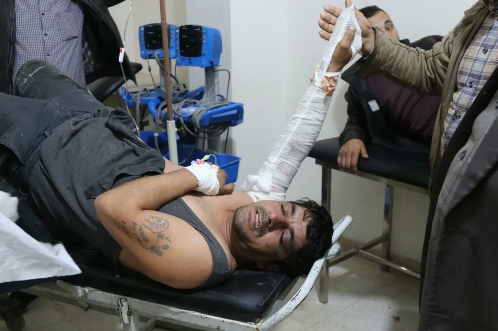 ​​​​​​​5 civilians were injured in the attacks on Kobani