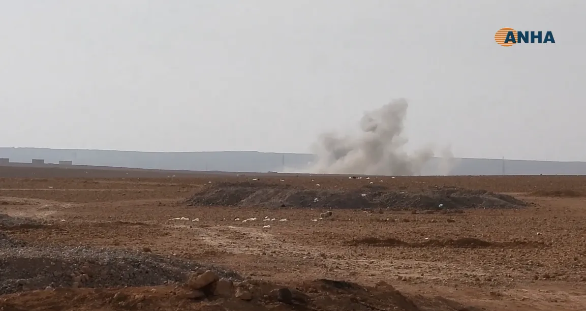 Injured toll of Turkish attacks on Ain Issa rises, the bombing still going on