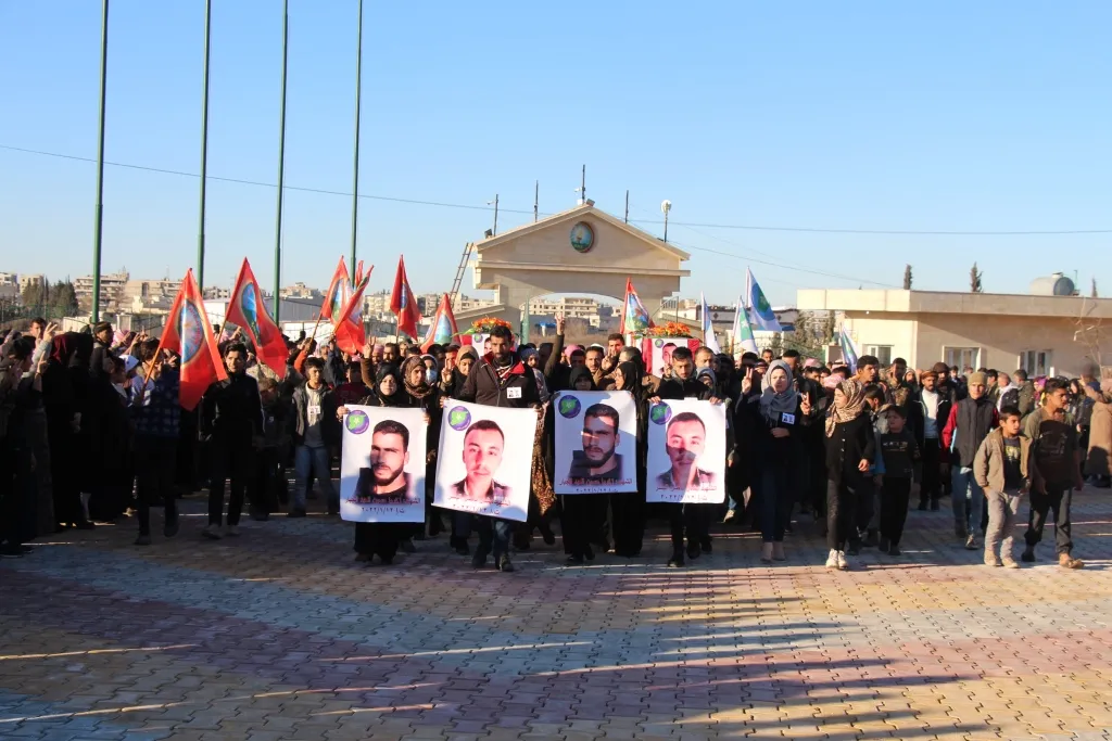 Two FSP's martyrs of Manbij Council laid to rest