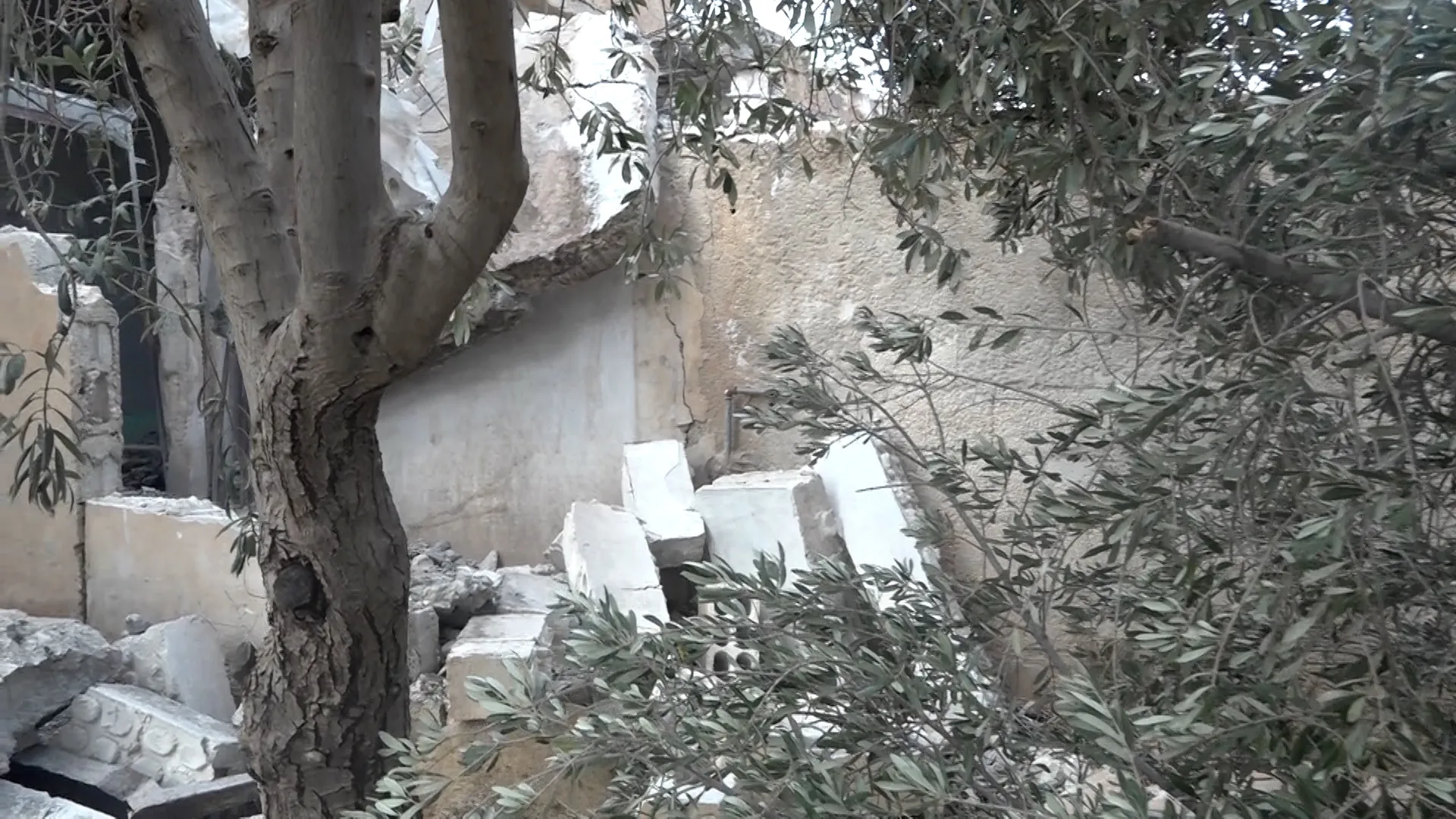 ANHA's camera documents damage left by occupation's bombing in Girê Spi