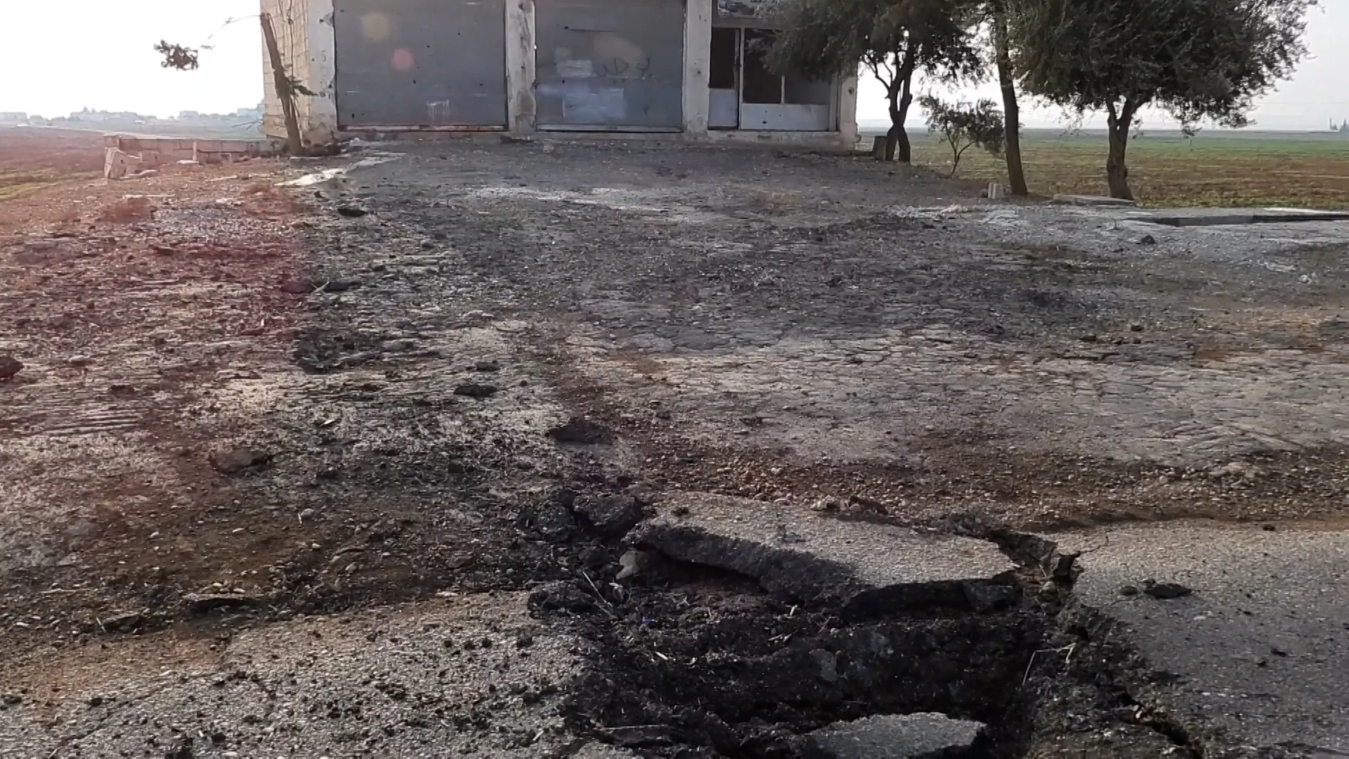 ANHA's camera documents damage left by occupation's bombing in Girê Spi